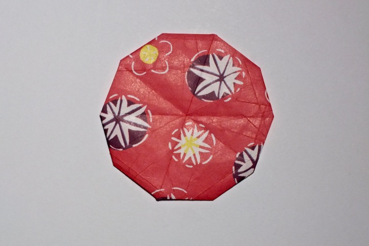 Origami Decagon by John Montroll on giladorigami.com