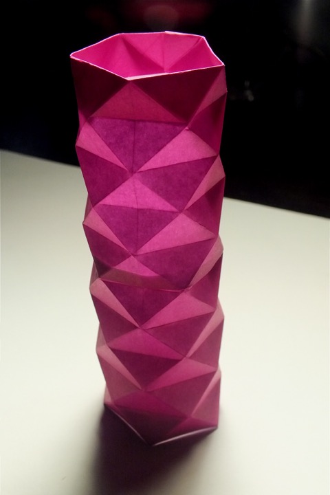 Origami Pentagonal troublewit by John Montroll on giladorigami.com