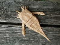 Origami Eurypterus by Satoshi Kamiya on giladorigami.com