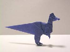 Origami Corythosaurus by Fumiaki Kawahata on giladorigami.com