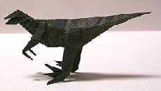 Origami Deinonychus by Fumiaki Kawahata on giladorigami.com