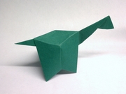 Origami Squarosaurus by Nick Robinson on giladorigami.com