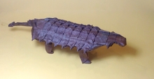 Origami Ankylosaurus by Ronald Koh on giladorigami.com