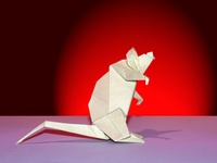 Origami Gerbil by Robert J. Lang on giladorigami.com