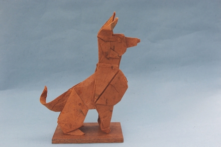 Origami Dog by Andrey Ermakov on giladorigami.com