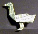 Origami Goose by John Montroll on giladorigami.com