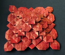 Origami Flower pyramid by Fujimoto Shuzo on giladorigami.com