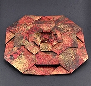 Origami Mauna Loa tessellation by Paula Versnick on giladorigami.com