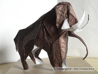 Origami Mammoth by Ryo Aoki on giladorigami.com