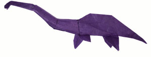 Origami Elasmosaurus by Fernando Gilgado Gomez on giladorigami.com