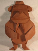 Origami Fozzie bear by Robin Glynn on giladorigami.com