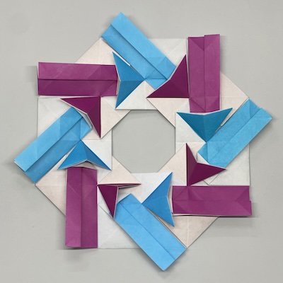 Origami Tangential Friendship by Matthew Green on giladorigami.com