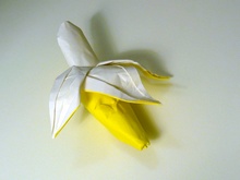 Origami Banana by Andrew Hudson on giladorigami.com