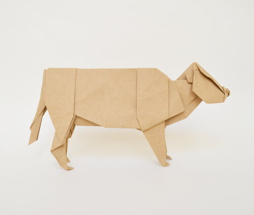 Origami Cow by Joseph Hwang on giladorigami.com