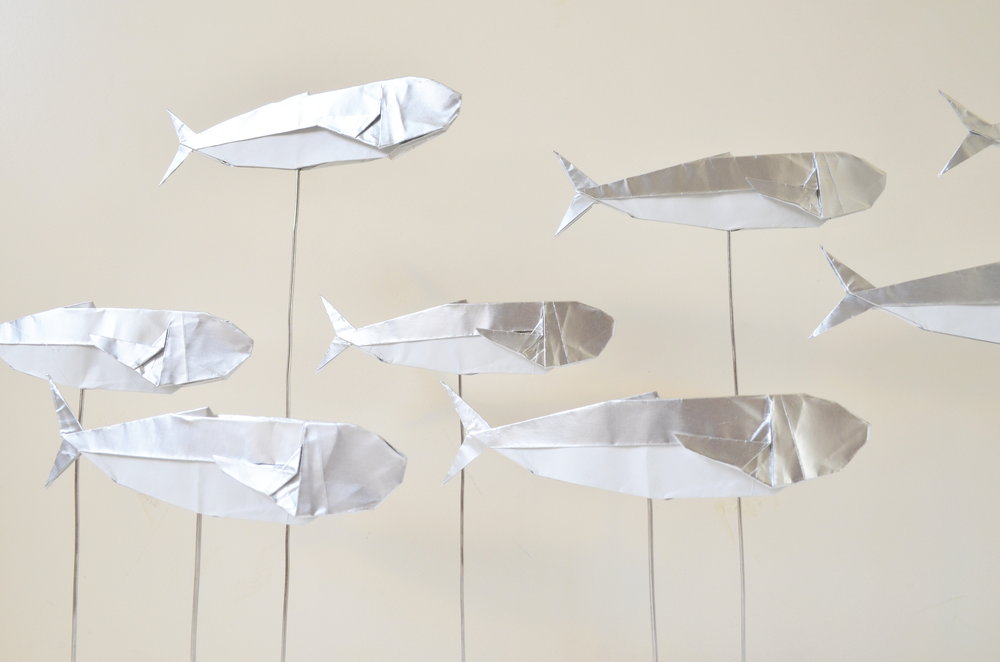 Origami Horse mackerel by Joseph Hwang on giladorigami.com