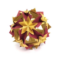 Origami Centaurea flower by Ekaterina Lukasheva on giladorigami.com