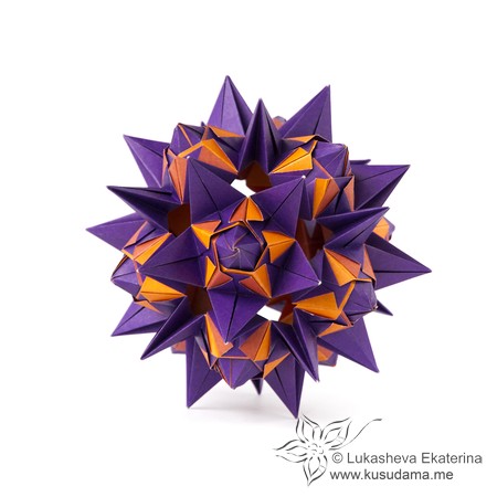 Origami Mandarin by Ekaterina Lukasheva on giladorigami.com