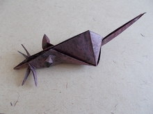 Origami Mouse by Fumiaki Kawahata on giladorigami.com