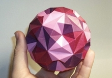 Origami 30 Degree ball by David Brill on giladorigami.com