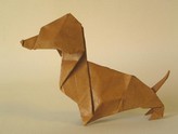 Origami Dachshund by Ryo Aoki on giladorigami.com