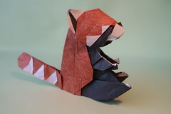 Origami Red panda by Kyohei Katsuta on giladorigami.com