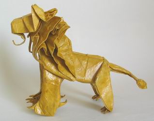 Origami Lion by Nicolas Terry on giladorigami.com