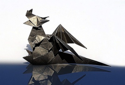 Origami Dragon baby by Sakurai Ryosuke on giladorigami.com