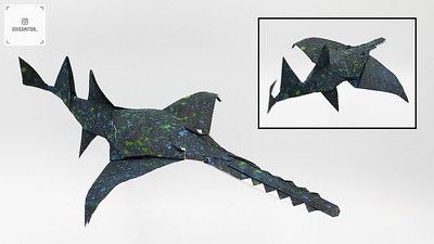 Origami Sawfish by Fukuroi Kazuki on giladorigami.com