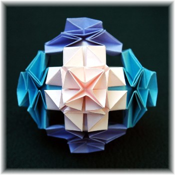 Origami Flower Cube 2 by Meenakshi Mukerji on giladorigami.com