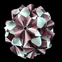 Origami Phlox Ball by Meenakshi Mukerji on giladorigami.com