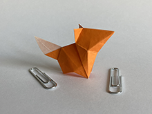 Origami Fox cub by Gen Hagiwara on giladorigami.com