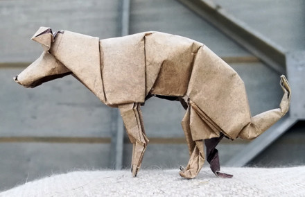 Origami Dog - Pooper by Ronald Koh on giladorigami.com