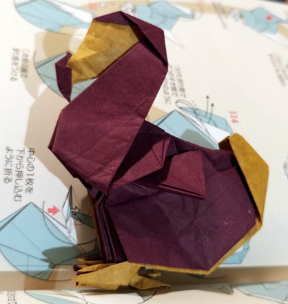 Origami Dodo by Tominaga Kazuhiro on giladorigami.com