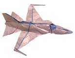 Origami F-5E tiger II by Kimura Yoshihisa on giladorigami.com