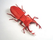 Origami Lucanus Cervus by Nguyen Hung Cuong on giladorigami.com