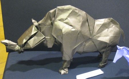 Origami Brontotherium by Horiguchi Naoto on giladorigami.com