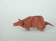 Origami Armadillo by Yamada Katsuhisa on giladorigami.com