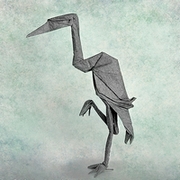 Origami Heron by Sebastien Limet (Sebl) on giladorigami.com