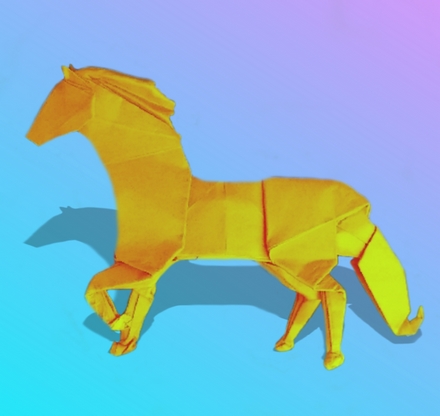 Origami Horse V.1.0 by Leonardo Pulido Martinez on giladorigami.com