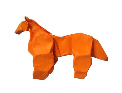 Origami Botero Horse by Leonardo Pulido Martinez on giladorigami.com