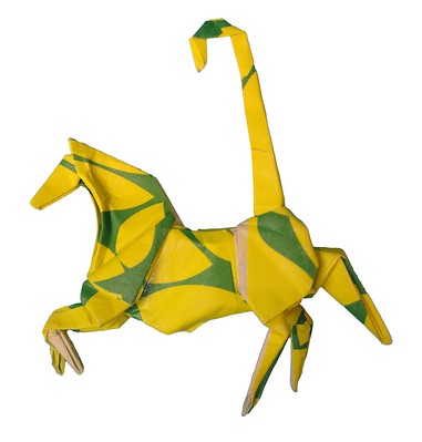 Origami Carousel horse by Leonardo Pulido Martinez on giladorigami.com