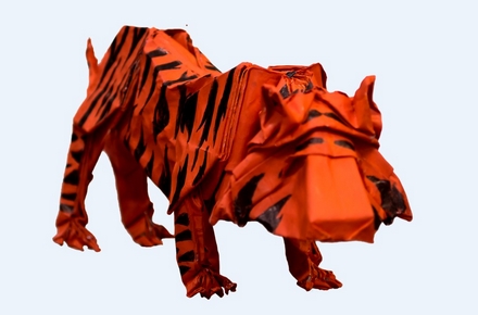 Origami Tiger by Leonardo Pulido Martinez on giladorigami.com