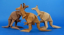 Origami Kangaroo 2013 by Gen Hagiwara on giladorigami.com