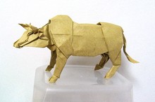 Origami Cattle by Satoshi Kamiya on giladorigami.com