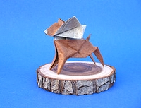 Origami Reindeer by Yamada Katsuhisa on giladorigami.com