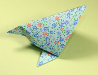 Origami Hungry chick by Francisco Javier Caboblanco on giladorigami.com