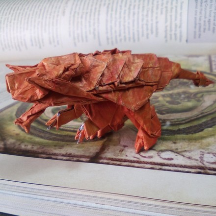 Origami Tarrasque by Miguel F. Romero on giladorigami.com