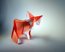 Origami Fox by Fabian Correa on giladorigami.com