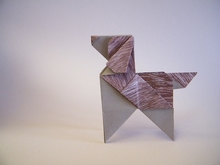 Origami Puppy by Roman Diaz on giladorigami.com