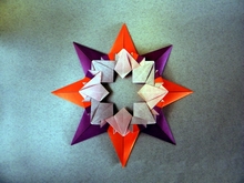 Origami Lisbon star by Francesco Mancini on giladorigami.com